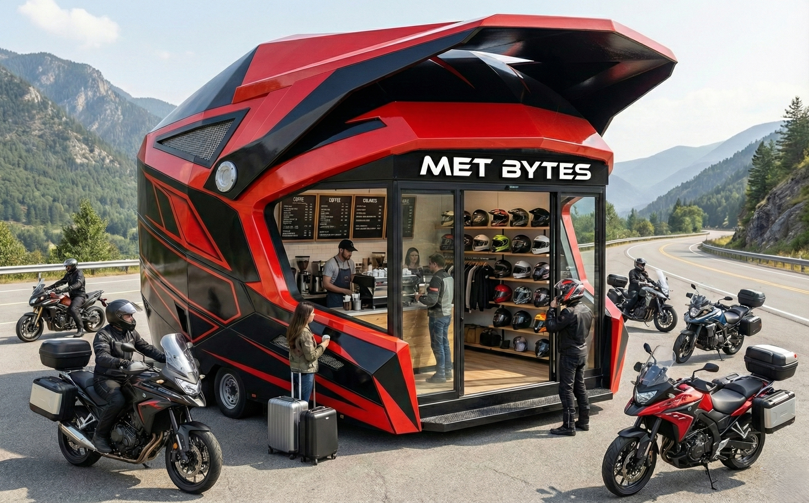 MET BYTES Iconic Kiosk